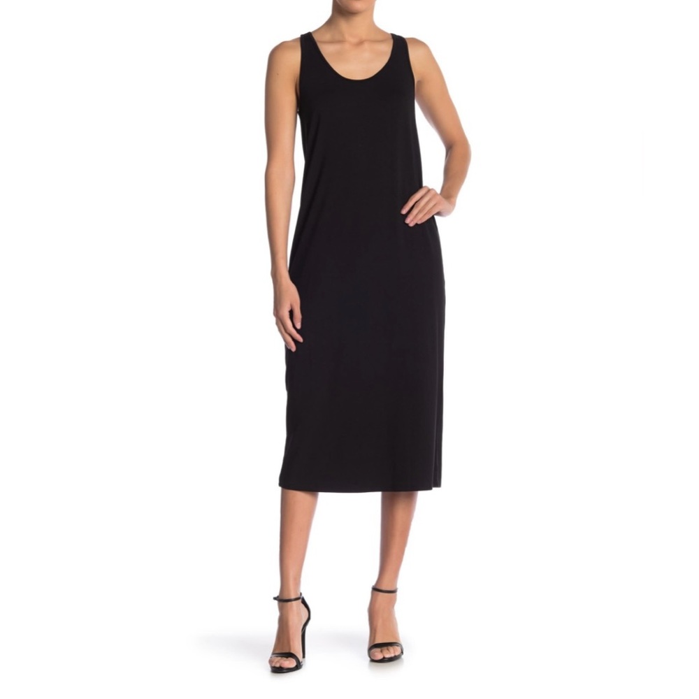 NWT Philosophy by Republic Clothing black midi dress size medium
